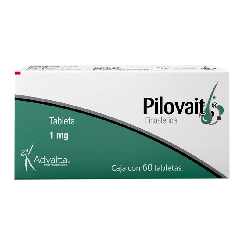 Pilovait Finasterida 1 Mg con 120 tabletas